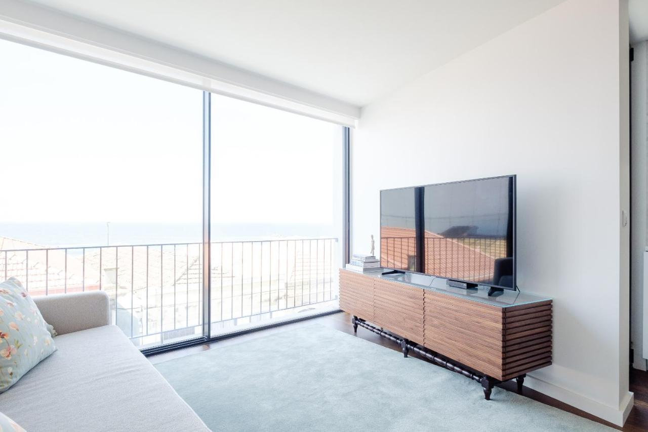 Boutique Rentals- Bliss By The Sea Apt- Ocean Views In Foz Beach OOporto Exterior foto