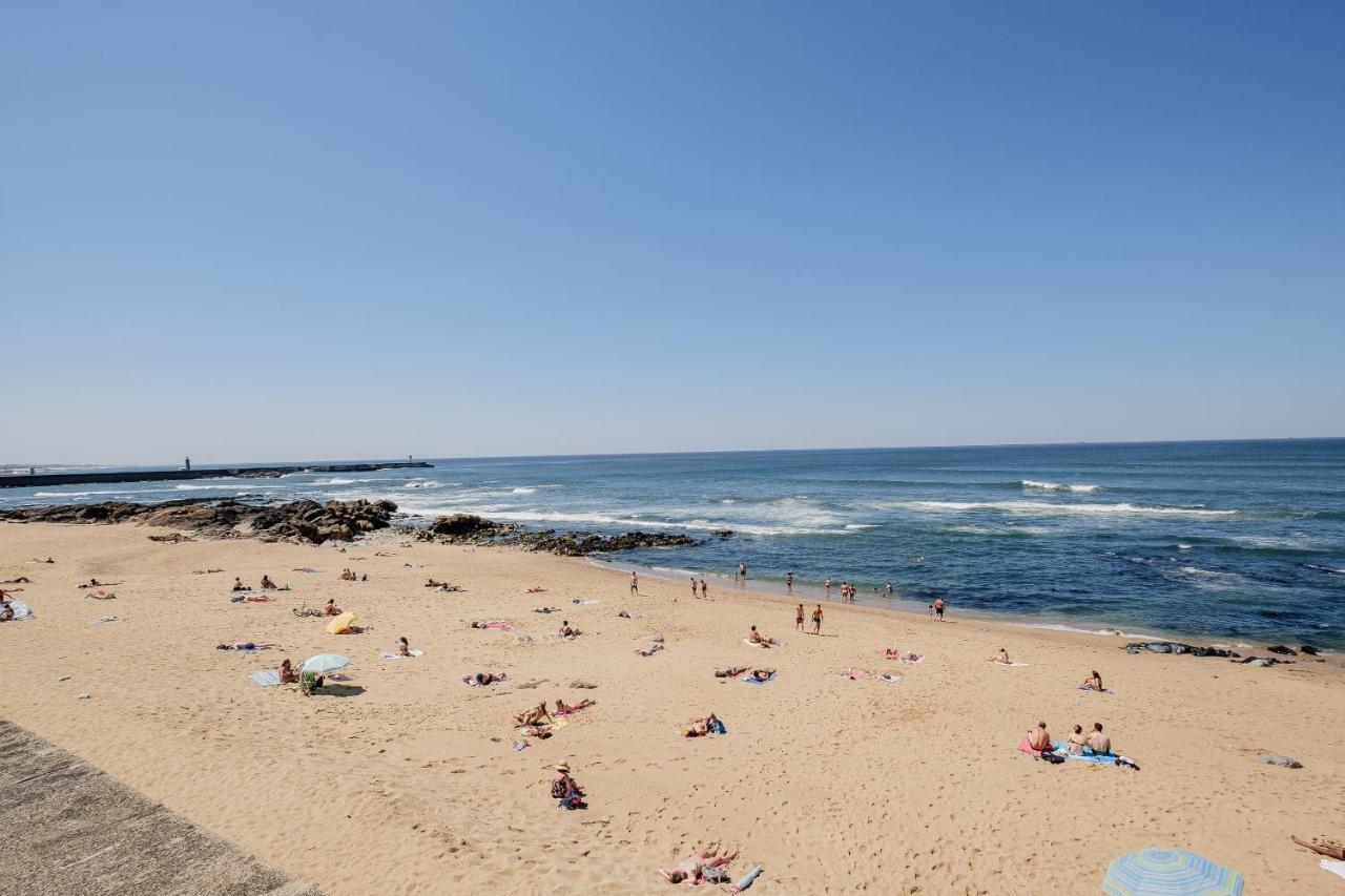 Boutique Rentals- Bliss By The Sea Apt- Ocean Views In Foz Beach OOporto Exterior foto