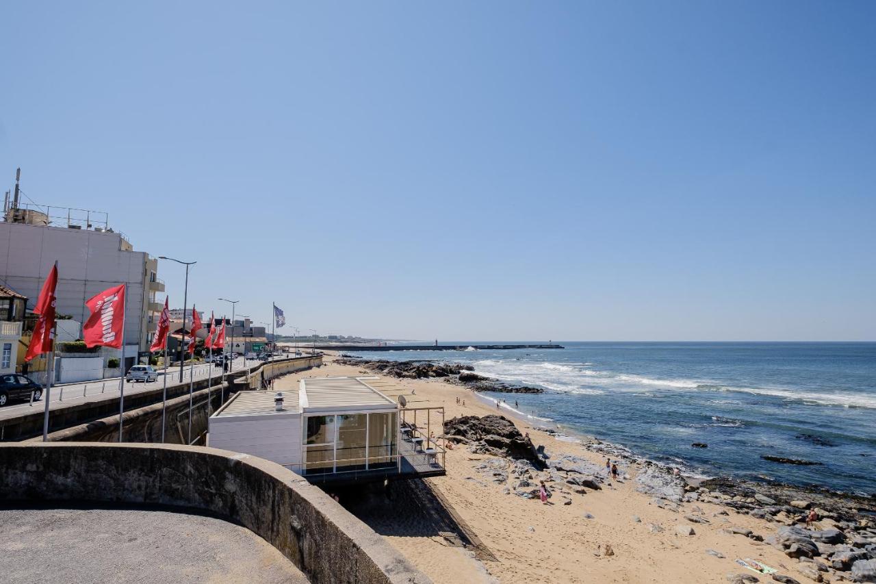 Boutique Rentals- Bliss By The Sea Apt- Ocean Views In Foz Beach OOporto Exterior foto